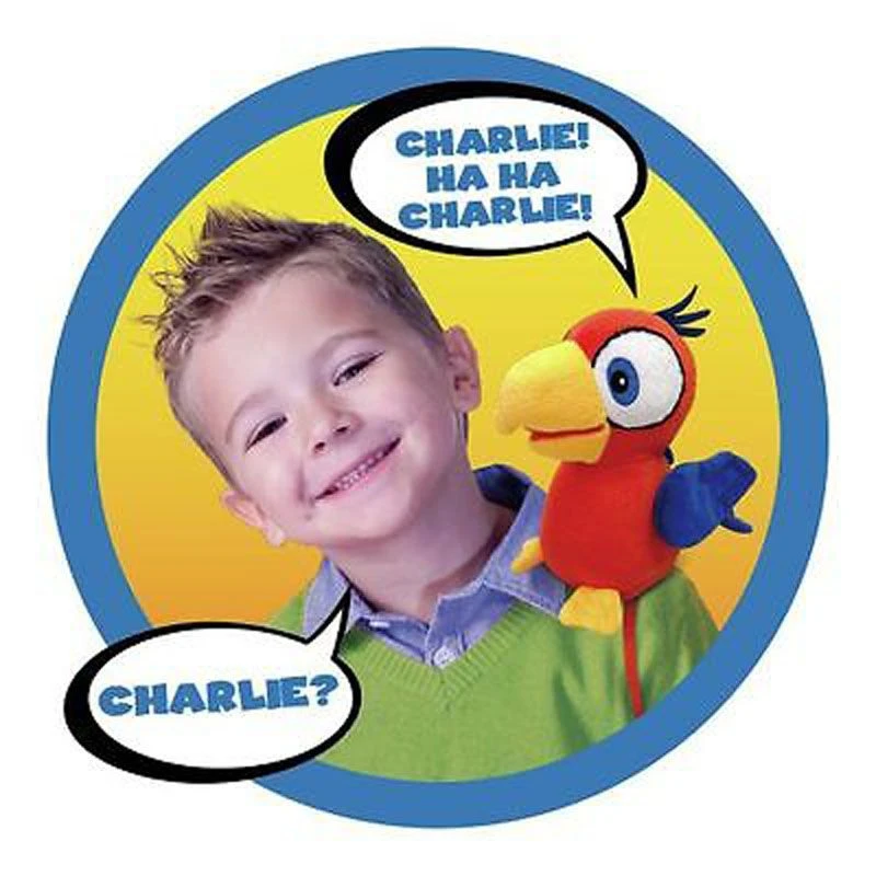 Charlie Funny Talkie Plysjpapegøye Med Lydeffekter 5 Charlie Funny Talkie Plysjpapegøye Med Lydeffekter - Bilde 3