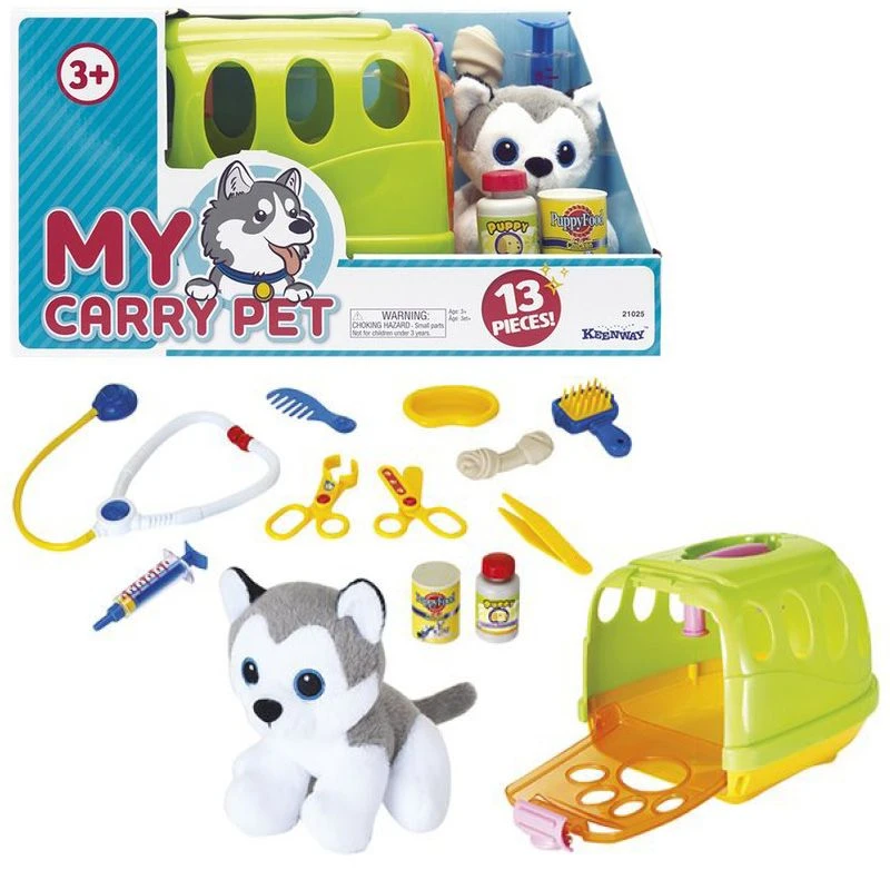 Keenway Hunde Lekesett - Med Bur Og Tilbehør 4 Keenway Hunde Lekesett - Med Bur Og Tilbehør - Bilde 2