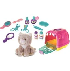 Keenway Katte Lekesett - Med Bur Og Tilbehør