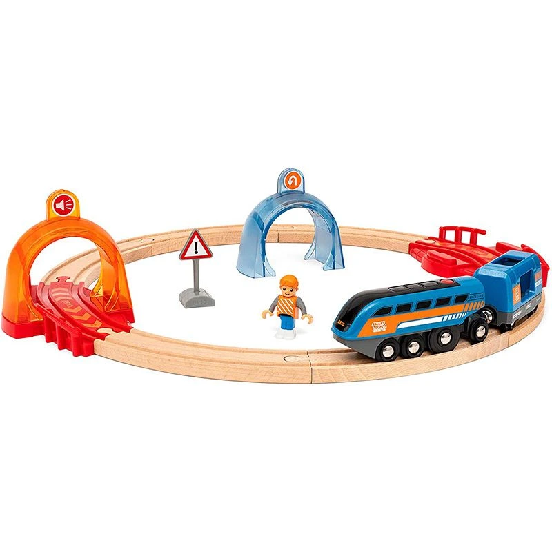 BRIO World Smart Tech Rund Togbane Med Tunnel 33974 5 BRIO World Smart Tech Rund Togbane Med Tunnel 33974 - Bilde 3