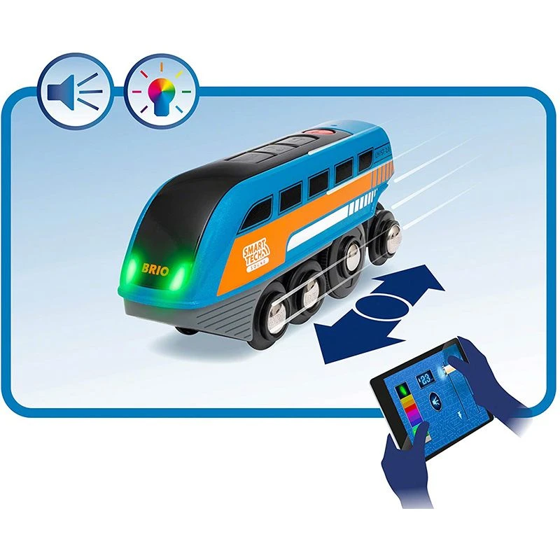 BRIO World Smart Tech Rund Togbane Med Tunnel 33974 7 BRIO World Smart Tech Rund Togbane Med Tunnel 33974 - Bilde 5