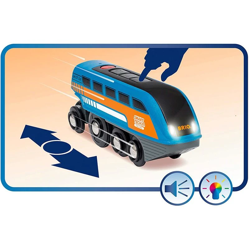 BRIO World Smart Tech Rund Togbane Med Tunnel 33974 10 BRIO World Smart Tech Rund Togbane Med Tunnel 33974 - Bilde 8