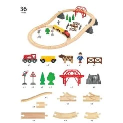 BRIO World Togbane - Livet På Landet 36 Deler -Cuddlebug Selger nti 868268 23 226800 hb10cfaaf