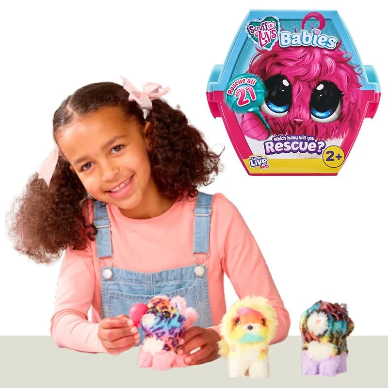 Scruff-A-Luvs Plysjbamse - Babies Overraskelse 3 Scruff-A-Luvs Plysjbamse - Babies Overraskelse