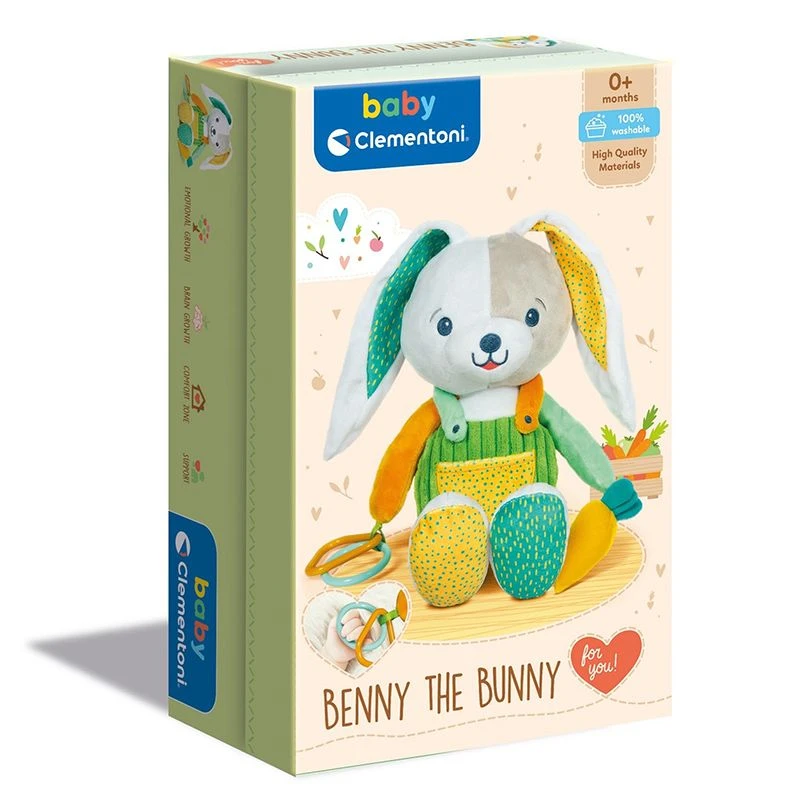 Clementoni Baby Plysjbamse - Kanin 5 Clementoni Baby Plysjbamse - Kanin - Bilde 3