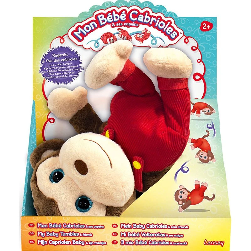 My Baby Tumbles Plysjbamse - Apekatt 4 My Baby Tumbles Plysjbamse - Apekatt - Bilde 2