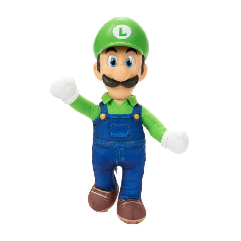 Nintendo Super Mario Movie Plysjbamse 38cm - Luigi 3 Nintendo Super Mario Movie Plysjbamse 38cm - Luigi