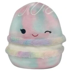 Squishmallows Plysjbamse 19cm - Makronen Lizma