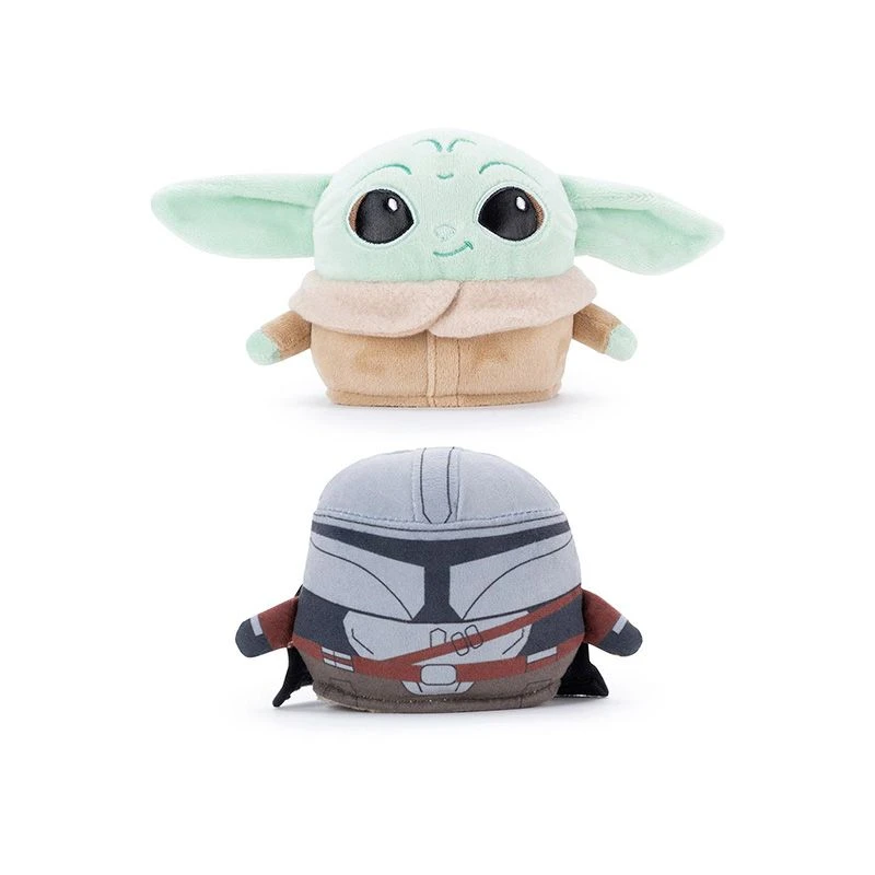 Star Wars Reversibel Plysj - Yoda & Mandalorian 3 Star Wars Reversibel Plysj - Yoda & Mandalorian